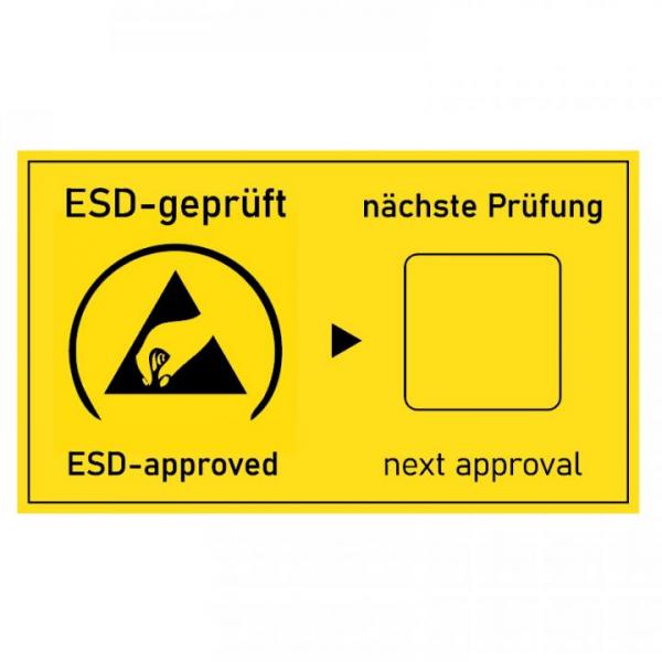 EP0602006 Pruefkennzeichnungsschild ESD-geprueft